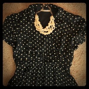 Vintage Style polka Dot Swing Dress